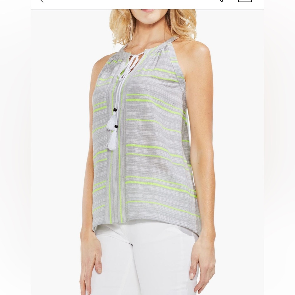 Vince Camuto striped sleeveless top